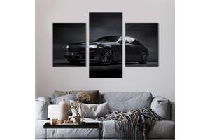 Картина из трех панелей KIL Art триптих Rolls-Royce Ghost 96x60 см (1393-32)