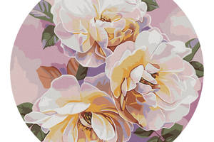 Картина за номерами 'Білі троянди' © Anna Steshenko Brushme RC00076M 30 см