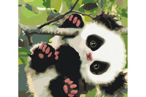 Картина за номерами 'Грайлива панда' Brushme RBS51959 30x40 см