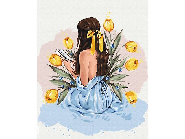 Картина за номерами 'Історія тюльпанів' © Alla Berezovska Brushme BS53574 40х50 см