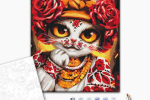 Картина за номерами 'Кіт Роза' © Маріанна Пащук Brushme BS53351 40х50 см