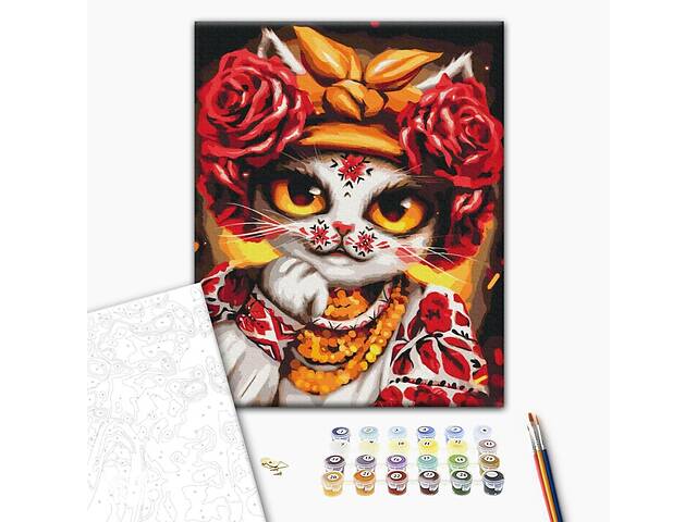 Картина за номерами 'Кіт Роза' © Маріанна Пащук Brushme BS53351 40х50 см