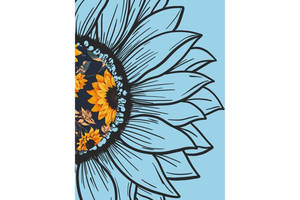 Картина за номерами 'Квітка сонця 1' 13067-AC 40х80 см
