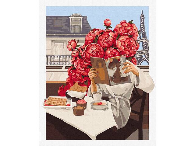 Картина за номерами 'Квітучий Париж' ©Kira Corporal Ідейка KHO4898 40х50 см