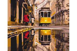 Картина за номерами 'Міський трамвай' Brushme BS39849 40x50 см