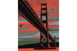 Картина за номерами 'Містичний Сан-Франциско' Ідейка KHO3625 40x50 см