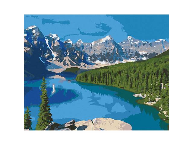 Картина за номерами 'Озеро Марейн, Канада' Art Craft 10587-AC 40х50 см
