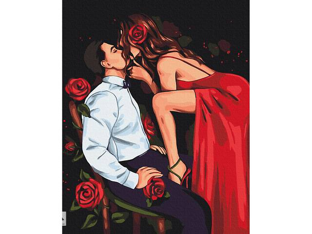 Картина за номерами 'Пристрасть троянд' © Alla Berezovska Brushme BS53902 40x50 см