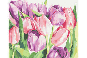 Картина за номерами 'Ранкові тюльпани' © Karolina Bundash Brushme BS53939 40x50 см