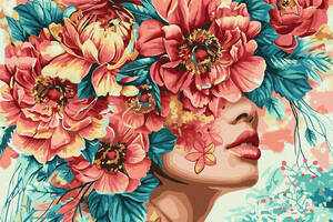Картина за номерами 'Романтика квітів' KHO8445 40х50 см