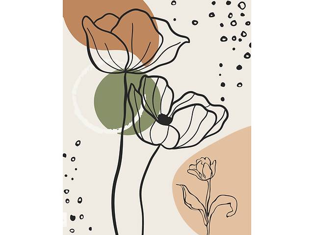 Картина за номерами 'Щасливі квіти 1' 13064-AC 40х50 см