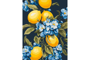 Картина за номерами 'Соковиті лимони' 11548-AC 40x80 см
