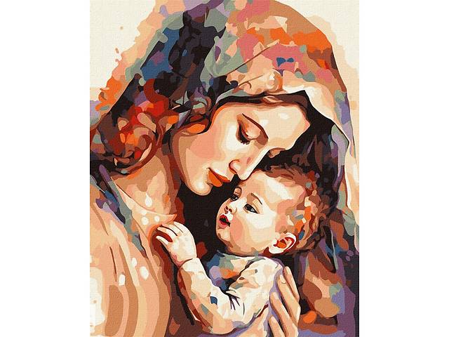 Картина за номерами 'Тепло матері' ©art_selena_ua KHO8341, 40х50см