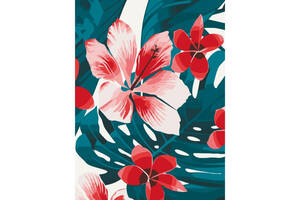 Картина за номерами 'Тропічні квіти' 13059-AC 40х80 см