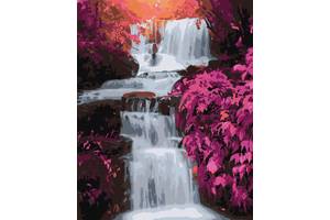Картина за номерами 'Тропічний водоспад' Ідейка KHO2862 40х50 см