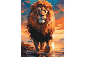 Картина за номерами 'Цар звірів' 11544-AC 40x80 см