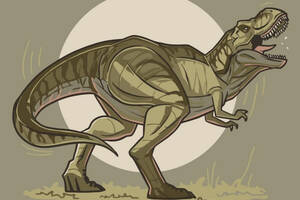 Картина за номерами 'Тиранозавр 2' 15027-AC 30x30 см