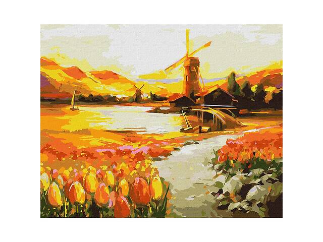 Картина за номерами 'У долині тюльпанів' ©BOND Tetiana Ідейка KHO6315 40х50 см