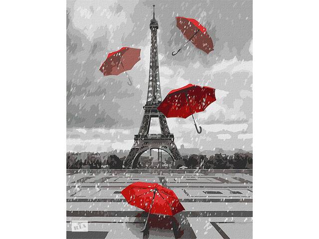 Картина за номерами 'Улюблений Париж' Ідейка KHO3622 35х45 см