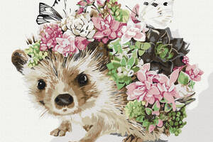 Картина за номерами 'Весняний їжачок' Brushme BS52140 40x50 см