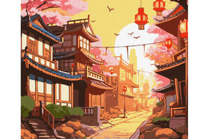 Картина за номерами 'Японська вуличка' KHO3645 40х50 см