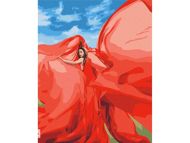 Картина за номерами 'Жінка в червоному' © Lana Musienko Brushme BS37565 40x50 см