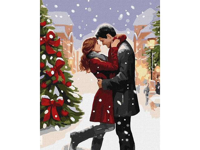 Картина за номерами 'Зимова романтика' ©art_selena_ua Ідейка KHO8347 40х50 см