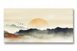 Картина Захід сонця Malevich Store 40x80 см (K0045)