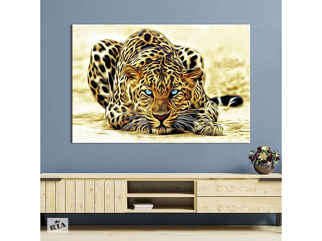 Картина животные KIL Art Леопард лежит 122x81 см (1699-1)