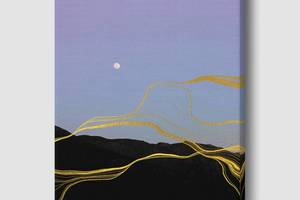 Картина Золотые волны Malevich Store 60x80 см (P0417)