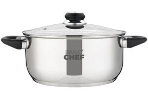 Кастрюля Bravo Chef L'Appetit 18 см 1.8 л Хром (BC-2003-18)