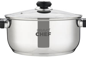 Кастрюля Bravo Chef L'Appetit 20 см 2.7 л Хром (BC-2003-20)