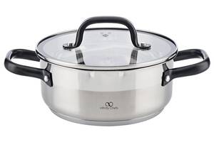 Кастрюля со стеклянной крышкой 4 л Bergner Infinity Chefs Vita BGIC-3621