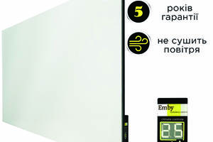 Керамический обогреватель Emby CHT-1000 белый с терморегулятором на 20 кв.м
