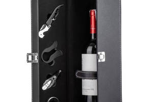 Кейс сувенирный для вина на 1 бутылку 35х11х12 см Lefard