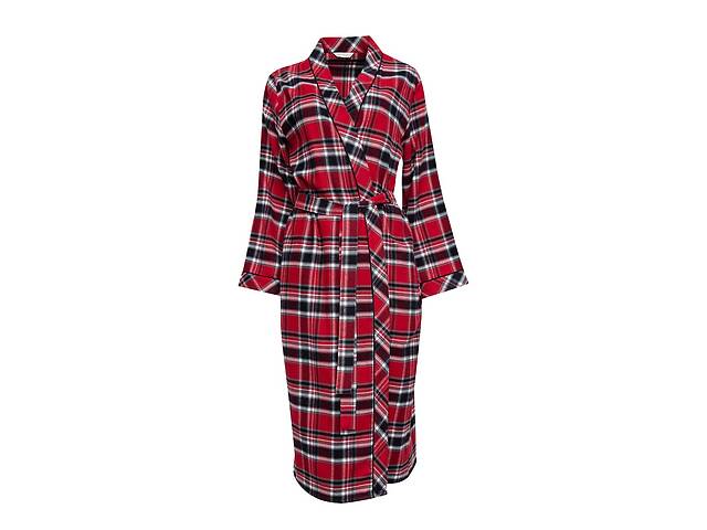 Халат женский Cyberjammies Windsor 9446 20/3XL Красный в клетку (5051877410183)