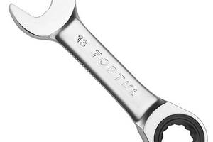 Ключ с трещеткой комбинированный укороченный TOPTUL 18мм AOAB1818