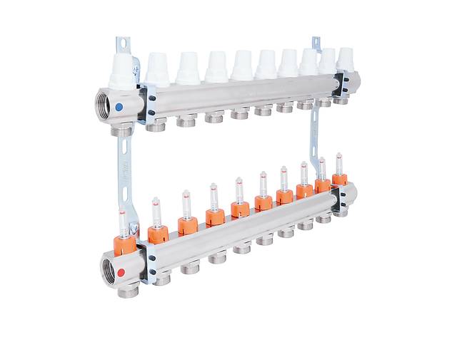 Колектор Icma 1' 10 виходів, з витратомірами №K013