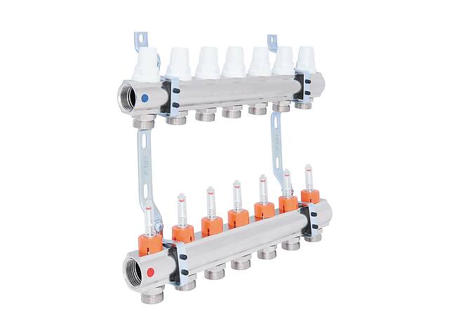 Колектор Icma 1' 7 виходів, з витратомірами №K013