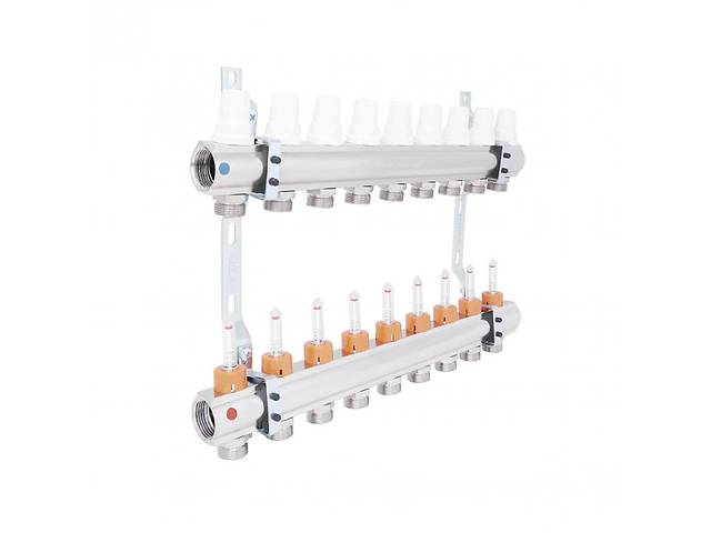 Колектор Icma 1' 9 виходів, з витратомірами №K013