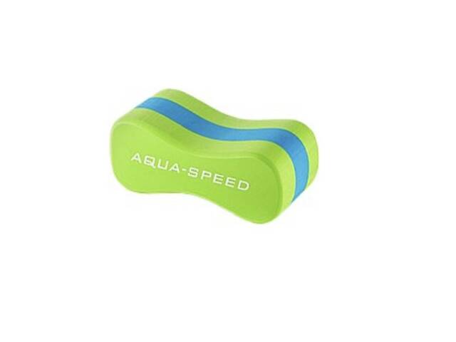 Колобашка Aqua Speed Pulbuoy JR '3' 7308 (149-04) Уни 20x8x10 см Зелено-голубая (5908217673084)