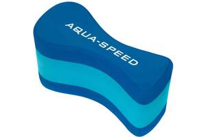 Колобашка для плавания Aqua Speed 3 layers Pullbuoy 22.8 x 10.1 x 12.3 cм 5641 (161) Голубая с синим