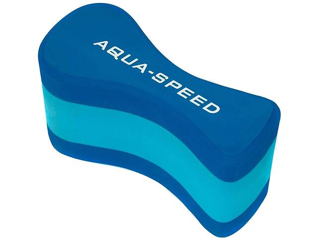 Колобашка для плавания Aqua Speed 3 layers Pullbuoy 22.8 x 10.1 x 12.3 cм 5641 (161) Голубая с синим