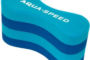 Колобашка для плавания Aqua Speed 4 layers Pullbuoy 23,5 x 8,5x 13 см 5640 (160) Голубая с синим