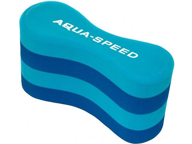 Колобашка для плавания Aqua Speed 4 layers Pullbuoy 23,5 x 8,5x 13 см 5640 (160) Голубая с синим