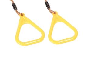 Кольца пластиковые на веревках для детской площадки WCG Акробатические кольца