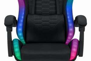 Комп'ютерне крісло Hell's HC-1000 Black LED (тканина) Купи уже сегодня!