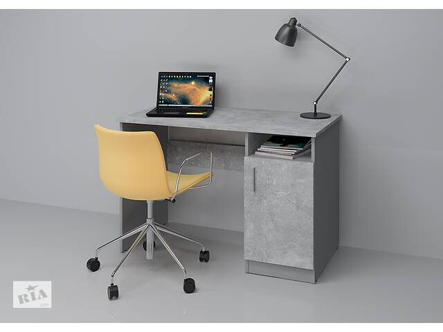 Комп'ютерний стіл Lucky Індастріал / Сірий камінь
