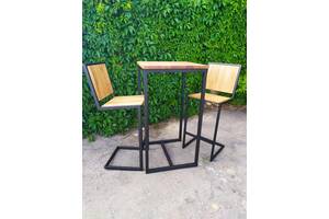 Комплект барный (стол и стулья) GoodsMetall в стиле Лофт 'Friends'