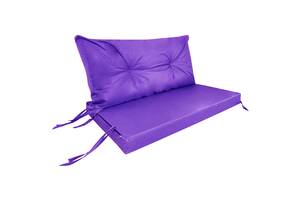 Комплект подушек Tia-Sport Сидушка и спинка Оксфорд Фиолетовый (sm-0961)